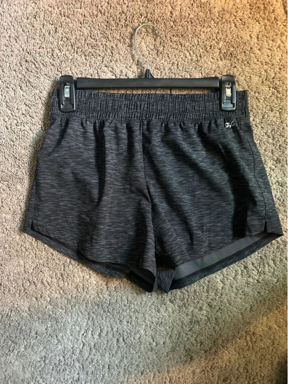 DSG Girls athletic black shorts. Size Large